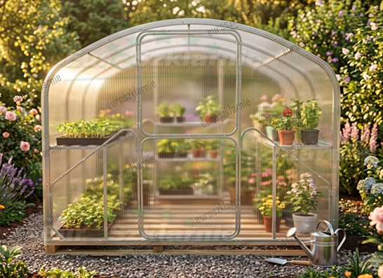 Szklarnia FLORA M o szerokości 2,64 m