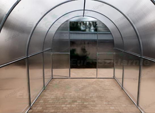 Wnętrze szklarni Mini